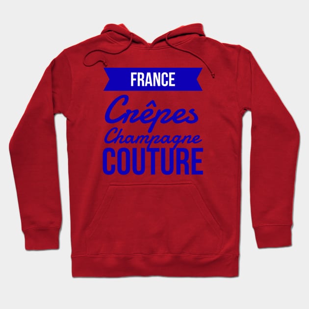 France Hoodie by MessageOnApparel